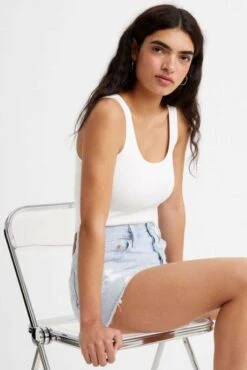 Levis Débardeur LEVI'S® TANK White 8 Levis Débardeur LEVI'S® TANK White -Femme Mode Vêtements Magasin levis a5906 00 01 1