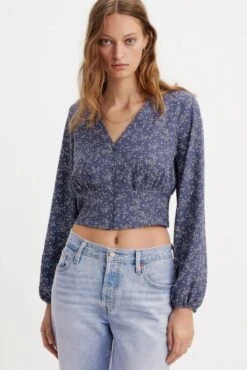 Levis Chemise LEVI'S® TAMARA Vintage Indigo -Femme Mode Vêtements Magasin levis a7172 00 01 1