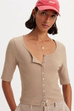 Levis Tee Shirt LEVI'S® DRY Stripe -Femme Mode Vêtements Magasin levis a7259 00 04 1