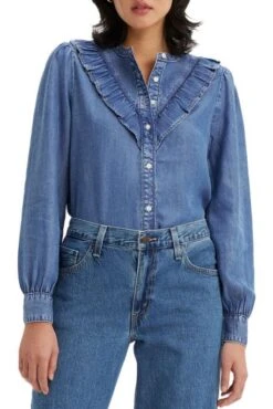 Levis Chemisier LEVI'S® CARINNA Stone -Femme Mode Vêtements Magasin levis a8431 00 00 2