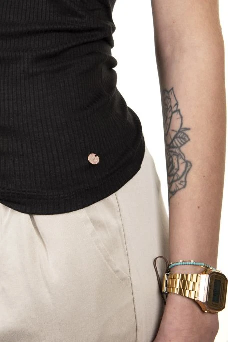 Tee Shirt TEDDY SMITH MYRA Noir 3 Tee Shirt TEDDY SMITH MYRA Noir