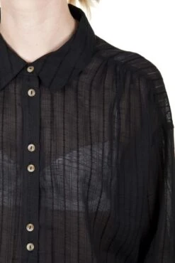 Chemisier TEDDY SMITH CKAT Noir -Femme Mode Vêtements Magasin mg 0068 3