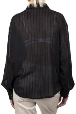 Chemisier TEDDY SMITH CKAT Noir -Femme Mode Vêtements Magasin mg 0072 3