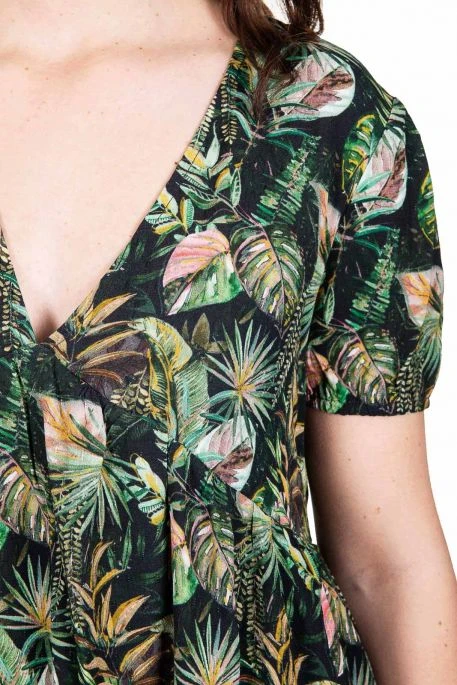 Robe TEDDY SMITH ROMY Kaki 5 Robe TEDDY SMITH ROMY Kaki – Image 3