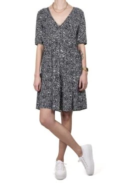 Robe TEDDY SMITH MAEVE Dark Navy Print -Femme Mode Vêtements Magasin mg 0112 copie