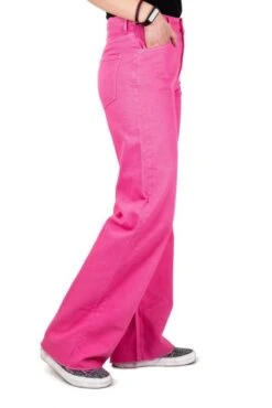 Jean TEDDY SMITH ICON 90'S Color Pink -Femme Mode Vêtements Magasin mg 0134