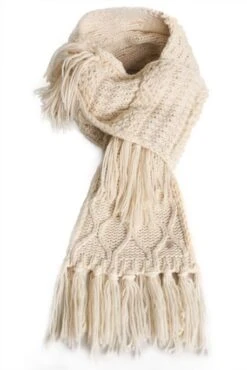 Echarpe SALSA TRESSEE Ecru