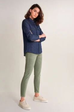 Chemise En Jean SALSA Rinse -Femme Mode Vêtements Magasin salsa 124908 8505 3