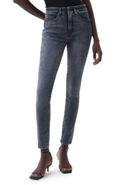 Jean SALSA FAITH PUSH IN SKINNY Grey -Femme Mode Vêtements Magasin salsa 125151 0000 1