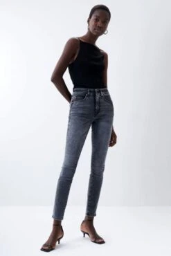 Jean SALSA FAITH PUSH IN SKINNY Grey -Femme Mode Vêtements Magasin salsa 125151 0000 5