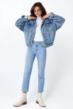 Jeans SALSA TRUE CROPPED SLIM Clair -Femme Mode Vêtements Magasin salsa 126044 8501 1