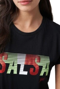 Tee Shirt SALSA SAMARA Black 9 Tee Shirt SALSA SAMARA Black -Femme Mode Vêtements Magasin salsa 126093 0000 4