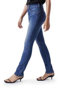 Jean SALSA SECRET PUSH IN SLIM Bleu -Femme Mode Vêtements Magasin salsa 126492 8504 3