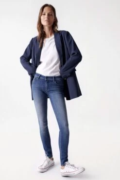 Jeans SALSA WONDER PUSH UP SKINNY Délavage Moyen -Femme Mode Vêtements Magasin salsa 126590 8503 1