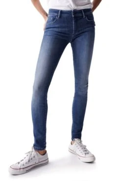 Jeans SALSA WONDER PUSH UP SKINNY Délavage Moyen -Femme Mode Vêtements Magasin salsa 126590 8503 2