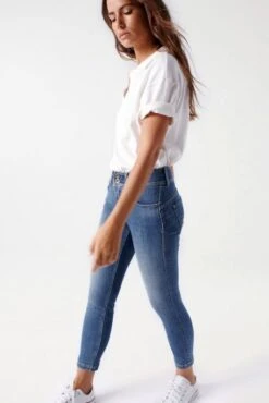 Jean SALSA SECRET SKINNY CROPPED Blue -Femme Mode Vêtements Magasin salsa 126592 8503 1