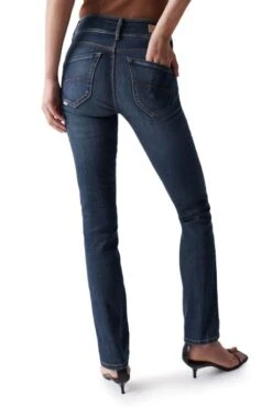 Jean SALSA SECRET PUSH IN SLIM Blue Délavé -Femme Mode Vêtements Magasin salsa 126624 8504 3