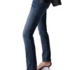 Jean SALSA SECRET PUSH IN SLIM Blue Délavé -Femme Mode Vêtements Magasin salsa 126624 8504 4