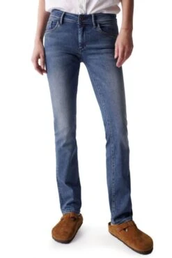 Jean SALSA WONDER PUSH UP SLIM Bleu