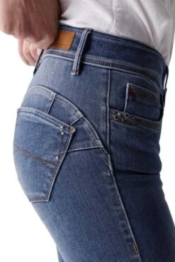 Jean SALSA WONDER PUSH UP SLIM Bleu -Femme Mode Vêtements Magasin salsa 126651 8503 5