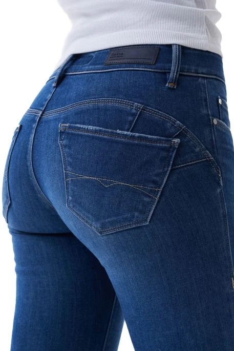 Jean SALSA WONDER PUSH UP SLIM Med Dark 4 Jean SALSA WONDER PUSH UP SLIM Med Dark – Image 2