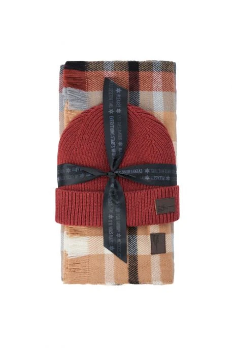 Pack Bonnet Echarpe SALSA Rouge 4 Pack Bonnet Echarpe SALSA Rouge – Image 2