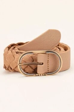 Ceinture SALSA TRESSEE Beige