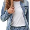 Blouson En Jean SALSA SLIM Bleu -Femme Mode Vêtements Magasin salsa 19223 1