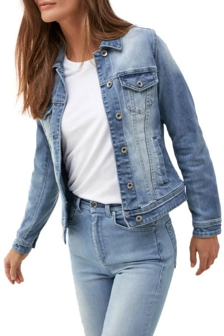 Blouson En Jean SALSA SLIM Bleu 6 Blouson En Jean SALSA SLIM Bleu – Image 4