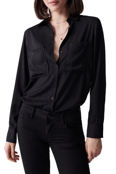 Chemisier SALSA UNI Black 4 Chemisier SALSA UNI Black – Image 2