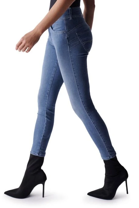 Jean SALSA SECRET PUSH IN CROPPED SKINNY Blue 8 Jean SALSA SECRET PUSH IN CROPPED SKINNY Blue – Image 6