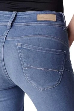 Jean SALSA SECRET PUSH IN CROPPED SKINNY Blue