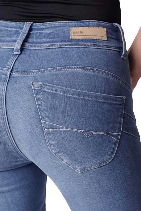 Jean SALSA SECRET PUSH IN CROPPED SKINNY Blue 3 Jean SALSA SECRET PUSH IN CROPPED SKINNY Blue