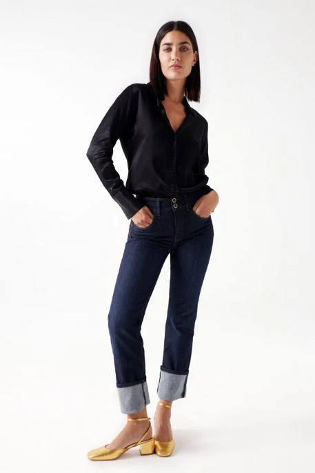 Jean SALSA SECRET PUSH IN STRAIGHT Rinse 3 Jean SALSA SECRET PUSH IN STRAIGHT Rinse