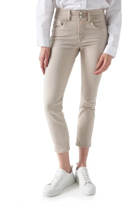 Jean SALSA PUSH IN SLIM Beige 3 Jean SALSA PUSH IN SLIM Beige