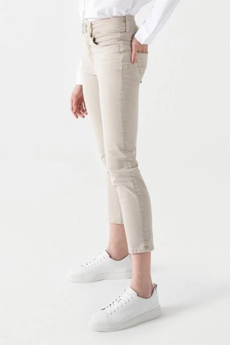 Jean SALSA PUSH IN SLIM Beige 7 Jean SALSA PUSH IN SLIM Beige – Image 5