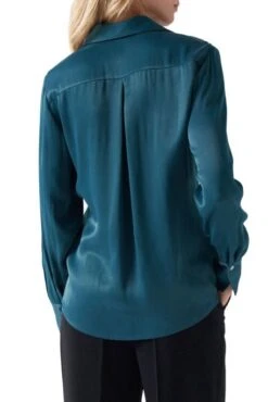 Chemisier SALSA SATIN Sapin 8 Chemisier SALSA SATIN Sapin -Femme Mode Vêtements Magasin salsa 21007119 532 2