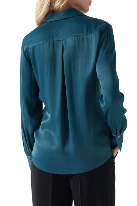 Chemisier SALSA SATIN Sapin 5 Chemisier SALSA SATIN Sapin – Image 3