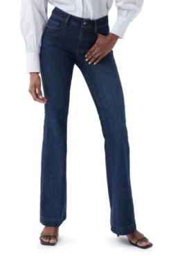 Jeans SALSA DESTINY PUSH UP FLARE Rinse -Femme Mode Vêtements Magasin salsa 23158 2