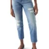 Jean SALSA TRUE CROPPED SLIM Blue -Femme Mode Vêtements Magasin salsa 26491 1