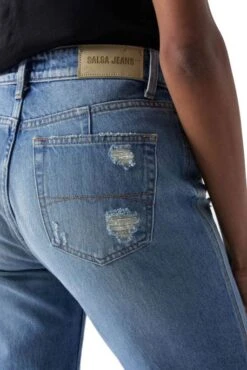 Jean SALSA TRUE CROPPED SLIM Blue -Femme Mode Vêtements Magasin salsa 26491 5