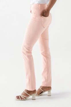 JEANS SALSA SECRET PUSH IN SLIM Saumon -Femme Mode Vêtements Magasin salsa 26811 4