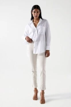 JEANS SALSA SECRET PUSH IN SLIM Beige -Femme Mode Vêtements Magasin salsa 26815 1