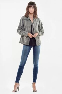 Veste LE TEMPS DES CERISES MILITARIE Khaki 8 Veste LE TEMPS DES CERISES MILITARIE Khaki -Femme Mode Vêtements Magasin tdc 14431 1