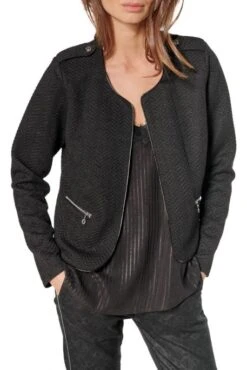 Veste LE TEMPS DES CERISES MARJO Black -Femme Mode Vêtements Magasin tdc 22107 1