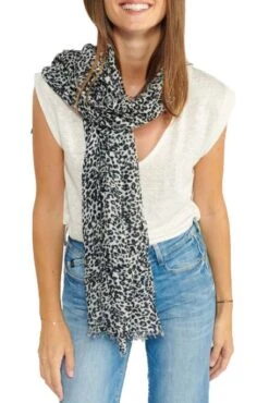 Foulard LE TEMPS DES CERISES JUNGLE Black