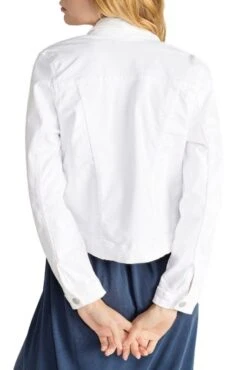 Blouson En Jean LE TEMPS DES CERISES LILLY White -Femme Mode Vêtements Magasin tdc 22743 2