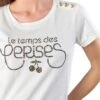 LE TEMPS DES CERISES Tee Shirt TEMPS DES CERISES CAROLE Ice Cream 1 LE TEMPS DES CERISES Tee Shirt TEMPS DES CERISES CAROLE Ice Cream -Femme Mode Vêtements Magasin tdc 25863 4
