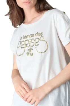 Tee Shirt LE TEMPS DES CERISES DWIGHT White