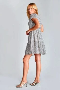 Robe LE TEMPS DES CERISES CHARDON Black/White